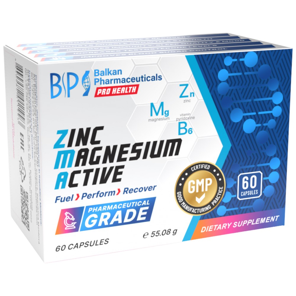 Cink Magnesium Active - 60 kapszula