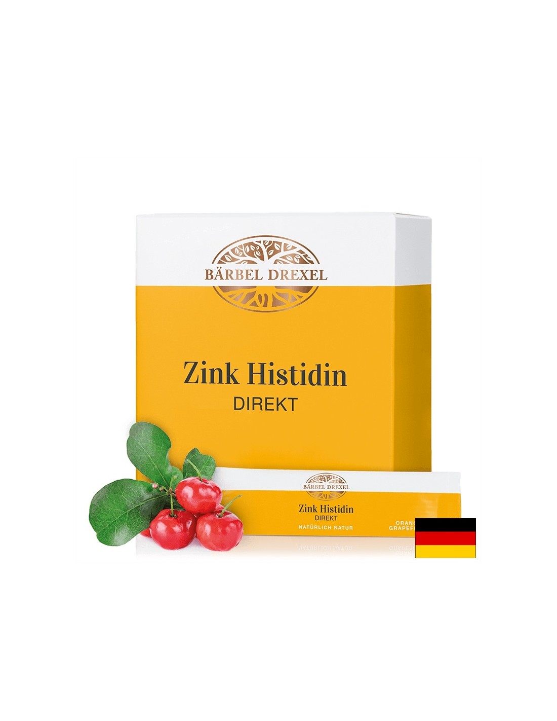 Zink Hisztidin DIREKT/ Cink, hisztidin és C-vitamin, 30 tasak x 2 g/Narancs és grapefruit ízű <tc>Bärbel Drexel</tc>