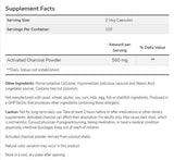 Activated Charcoal 280 mg - 200 capsules - Nutra Best Europe