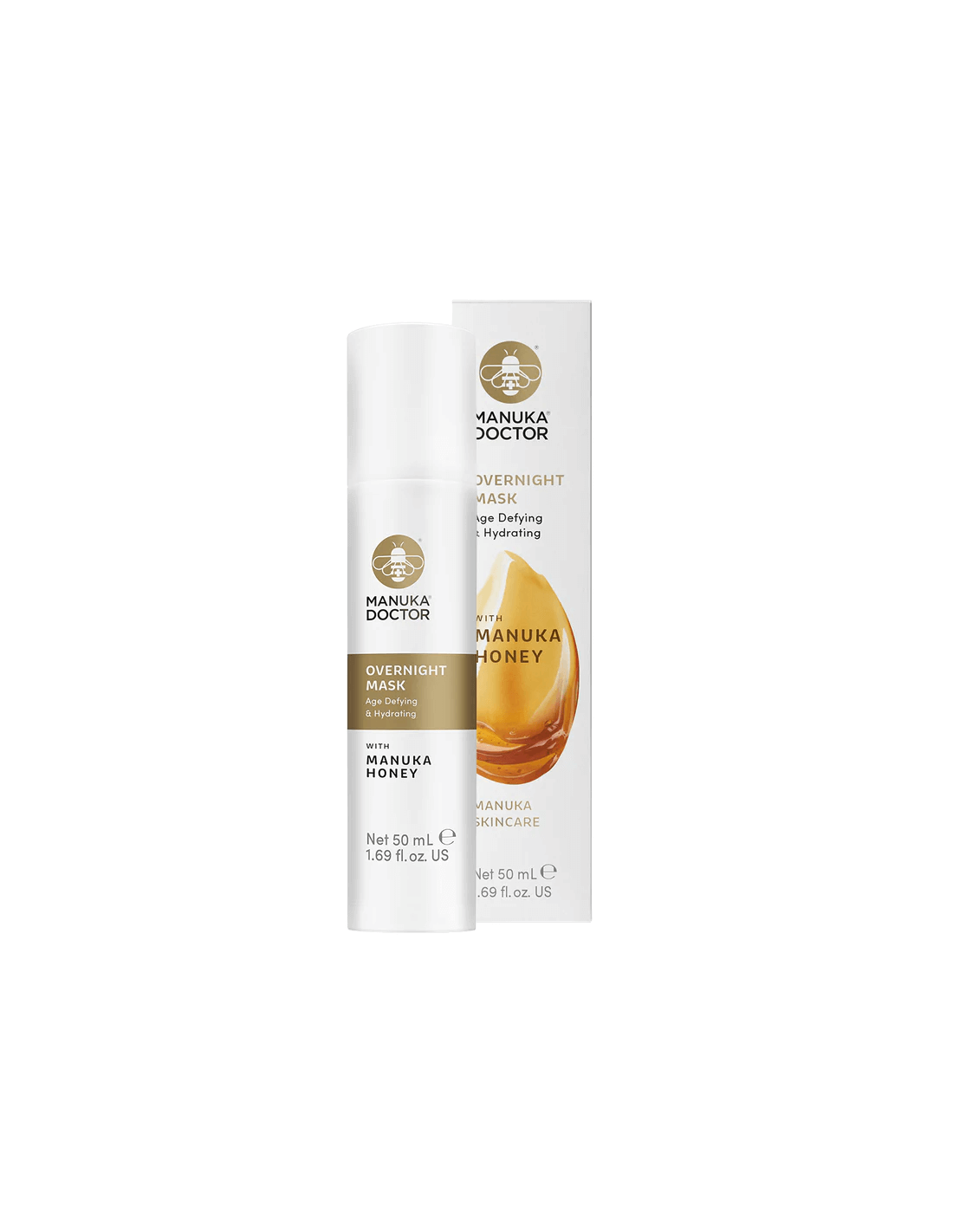 Éjszakai öregedésgátló arcmaszk manuka mézzel, 50 ml