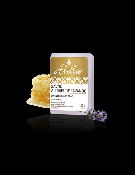 Soap with honey and lavender - Abellie Savon au miel de Lavande, 100 g - Nutra Best Europe