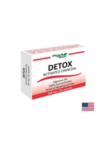 Detox Activated Charcoal 260 mg x 20 capsules - Nutra Best Europe