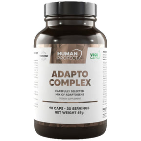 Adapto Complex | Adaptogenic Matrix with Ashwagandha, Bacopa, Rhodiola, Ginseng - 90 capsules - Nutra Best Europe