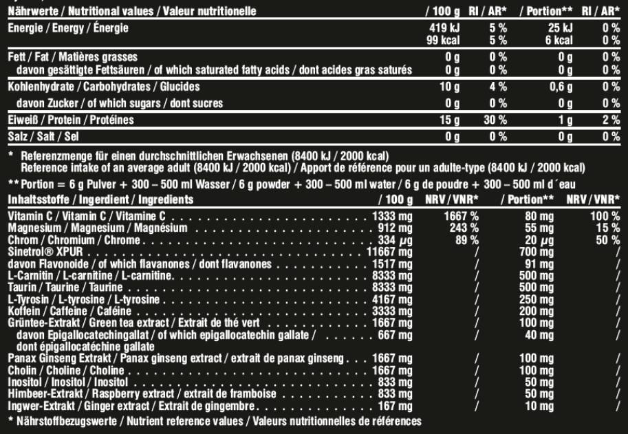 Slimferno | Thermogenic Burner Powder - 240 grams - Nutra Best Europe