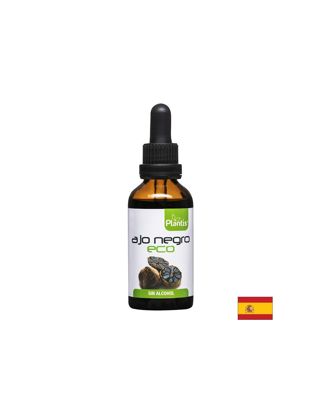 Black garlic organic - heart health and immunity - Ajo Negro Eco Plantis®, Tincture without alcohol, 50 ml - Nutra Best Europe