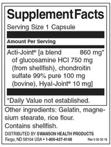 Acti-Joint 860 mg 60 capsules - Nutra Best Europe