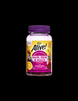 Alive! Hair, Skin & Nails Multivitamin Gummy Premium Formula / Alive! Hair, Skin and Nails - Premium Formula, 60 Nature's Way Gel Tablets - Nutra Best Europe