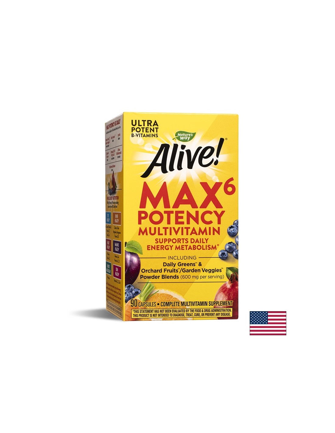 Alive! Max6 Daily Multi - 90 capsules - Nutra Best Europe