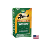 Alive!® Max6 Max Potency Multivitamin (No Iron) Alive! / Multivitamins maximum strength (without added iron), 90 capsules Nature's Way - Nutra Best Europe