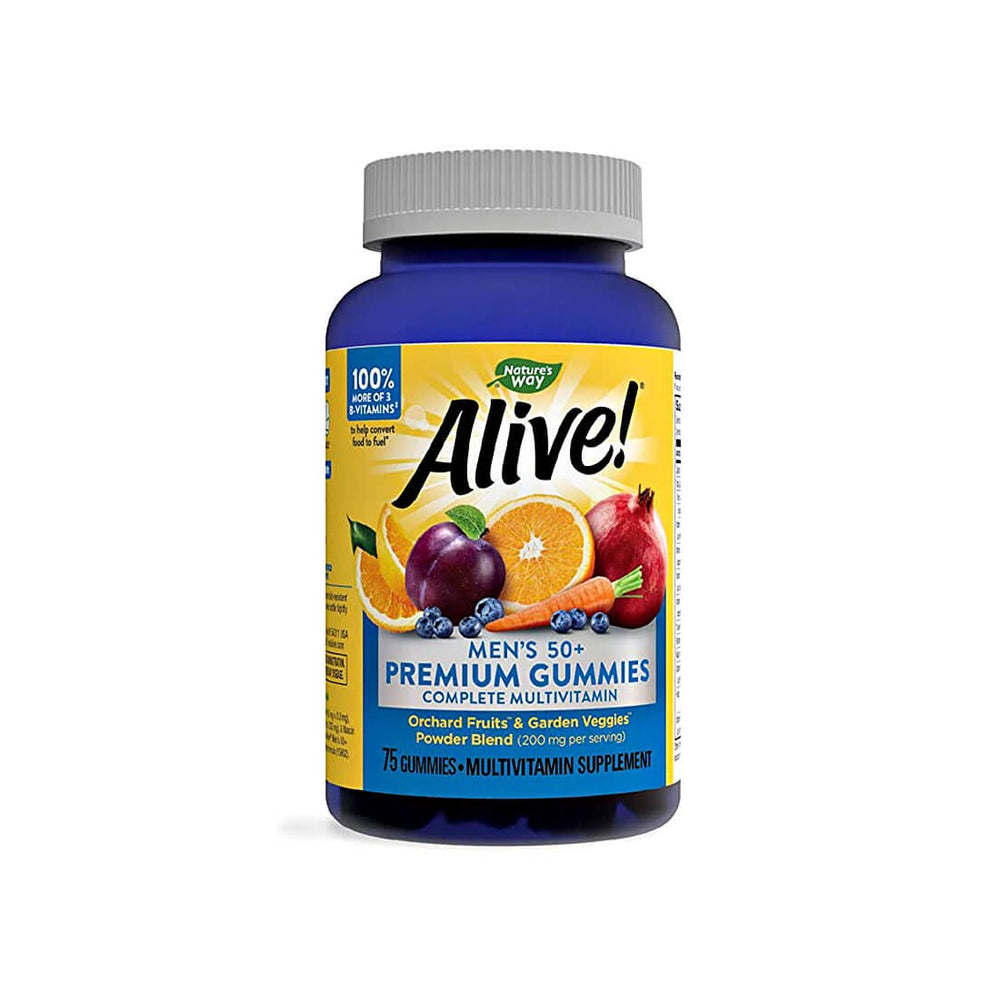 Alive! Multivitamins for Men 50+ - 75 gummies - Nutra Best Europe