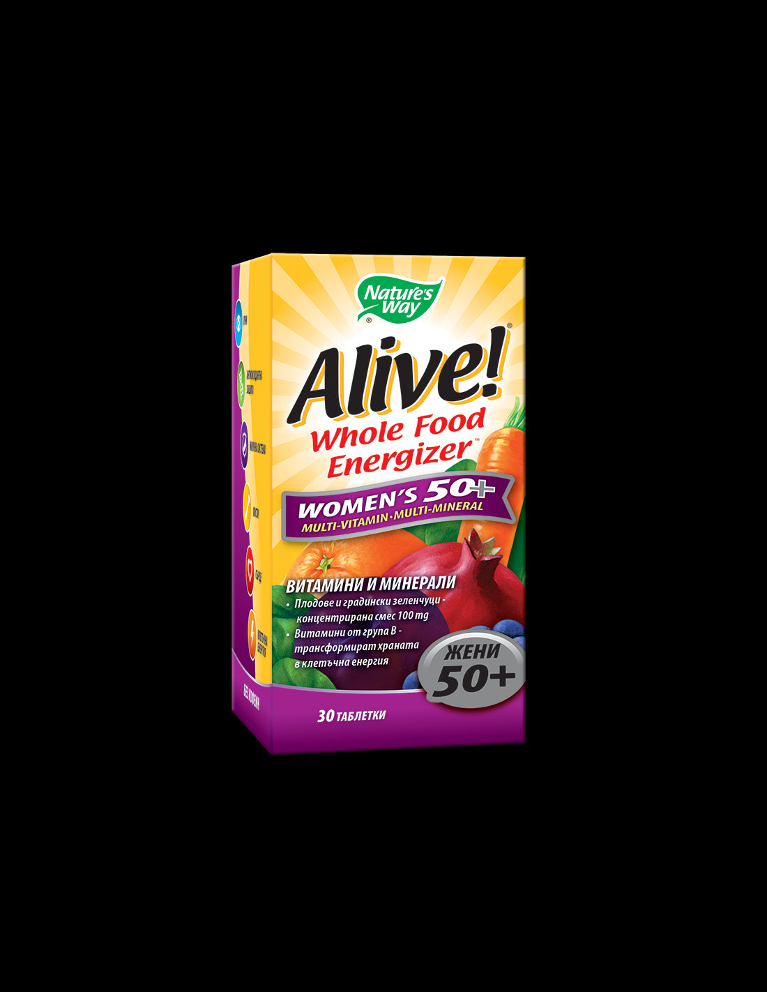 Alive! Women's 50+ / Alive! Nature's Way Women's Multivitamin 50+ x 30 Tablets - Nutra Best Europe