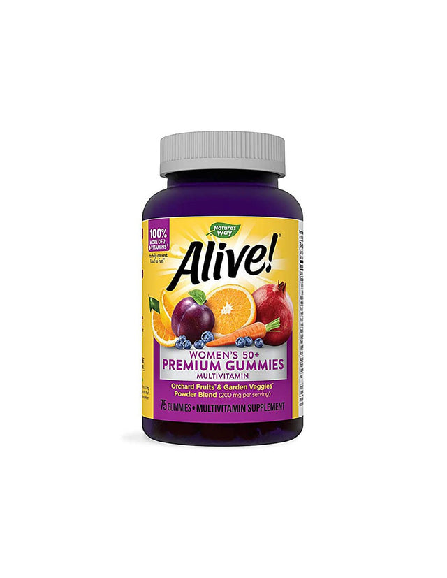 Alive! Women`s 50+ Gummy Vitamins - 75 gummies - Nutra Best Europe