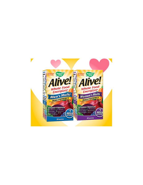 Promo Pack Alive! for Women + Alive! for Men - Nutra Best Europe