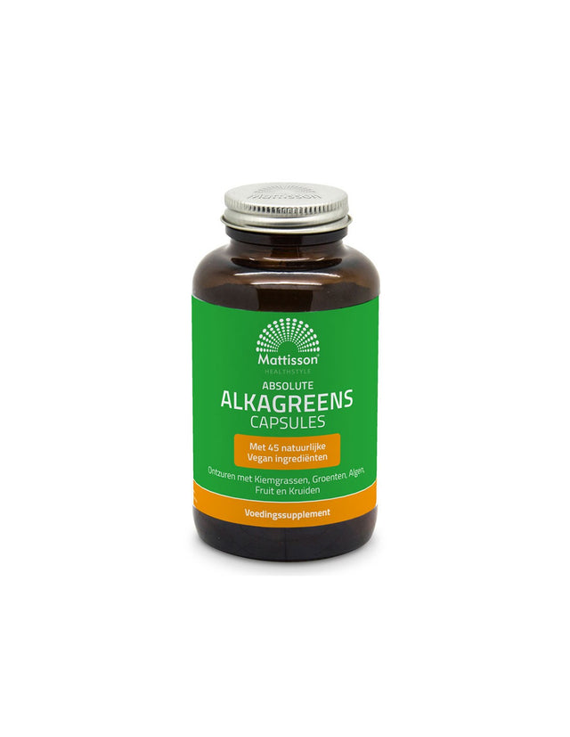 Alkaline balance - AlkaGreens - Absolute AlkaGreens, 180 capsules Mattisson Healthstyle - Nutra Best Europe