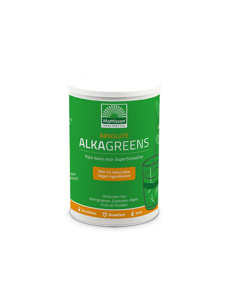 Alkaline-acid balance - Alka Greens - Absolute Alkagreens, 300 g powder - Nutra Best Europe