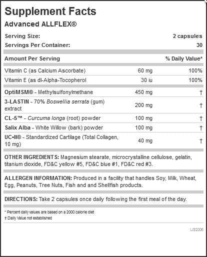 Advanced AllFlex - 60 capsules - Nutra Best Europe