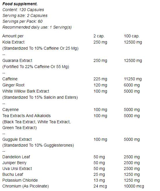 Lean Fix - 120 capsules - Nutra Best Europe