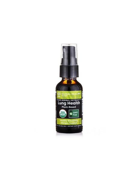 Lung Health / Herbal mixture for the respiratory system / Mouth spray, 29.6 ml Global Healing - Nutra Best Europe