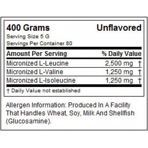 BCAA 2:1:1 - 400 grams - Nutra Best Europe