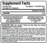 Leucine Powder - 400 grams - Nutra Best Europe