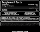 Taurine - 400 grams - Nutra Best Europe