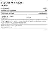 Caffeine - 100 Tablets - Nutra Best Europe