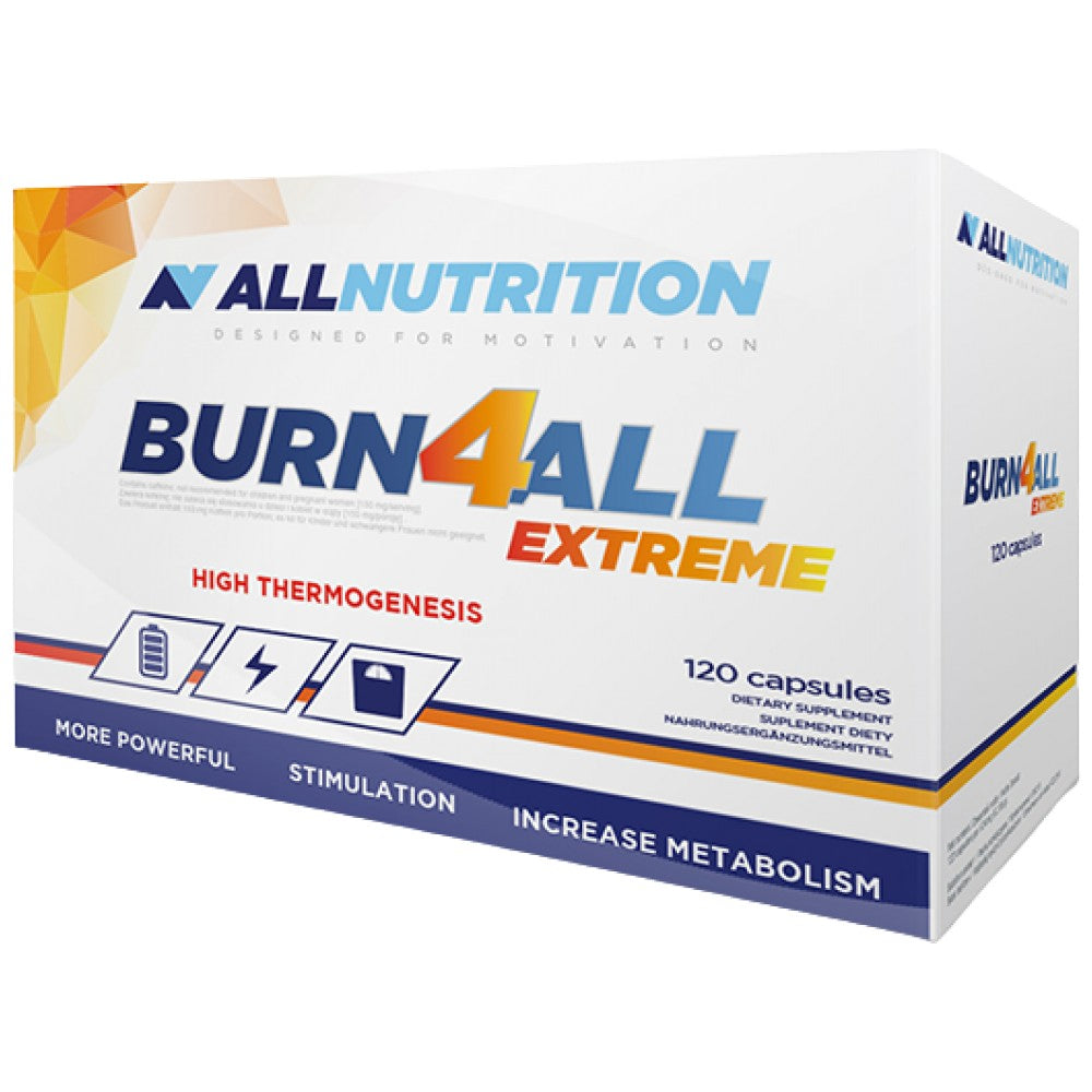 Burn4All Extreme | High Thermogenesis - 120 capsules - Nutra Best Europe