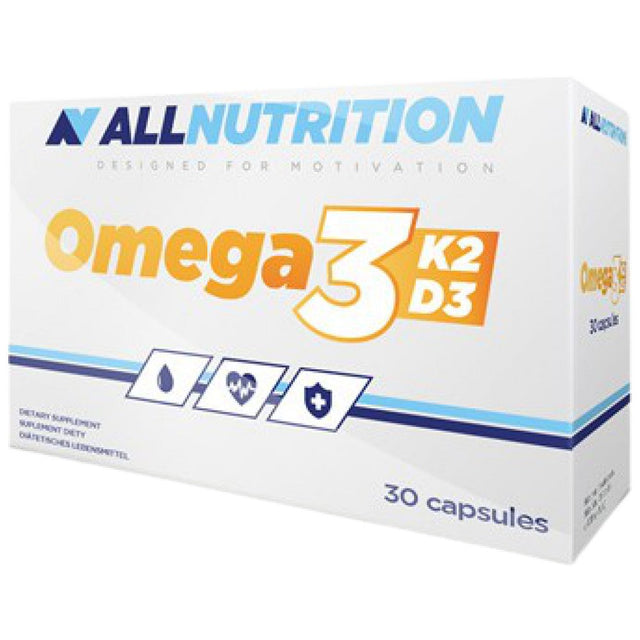 Omega 3 + K2 D3 - 30 Gel capsules - Nutra Best Europe