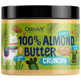 100% Almond Butter Crunchy 500 grams - Nutra Best Europe