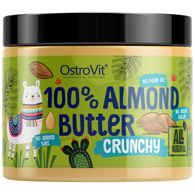 100% Almond Butter Crunchy 500 grams - Nutra Best Europe