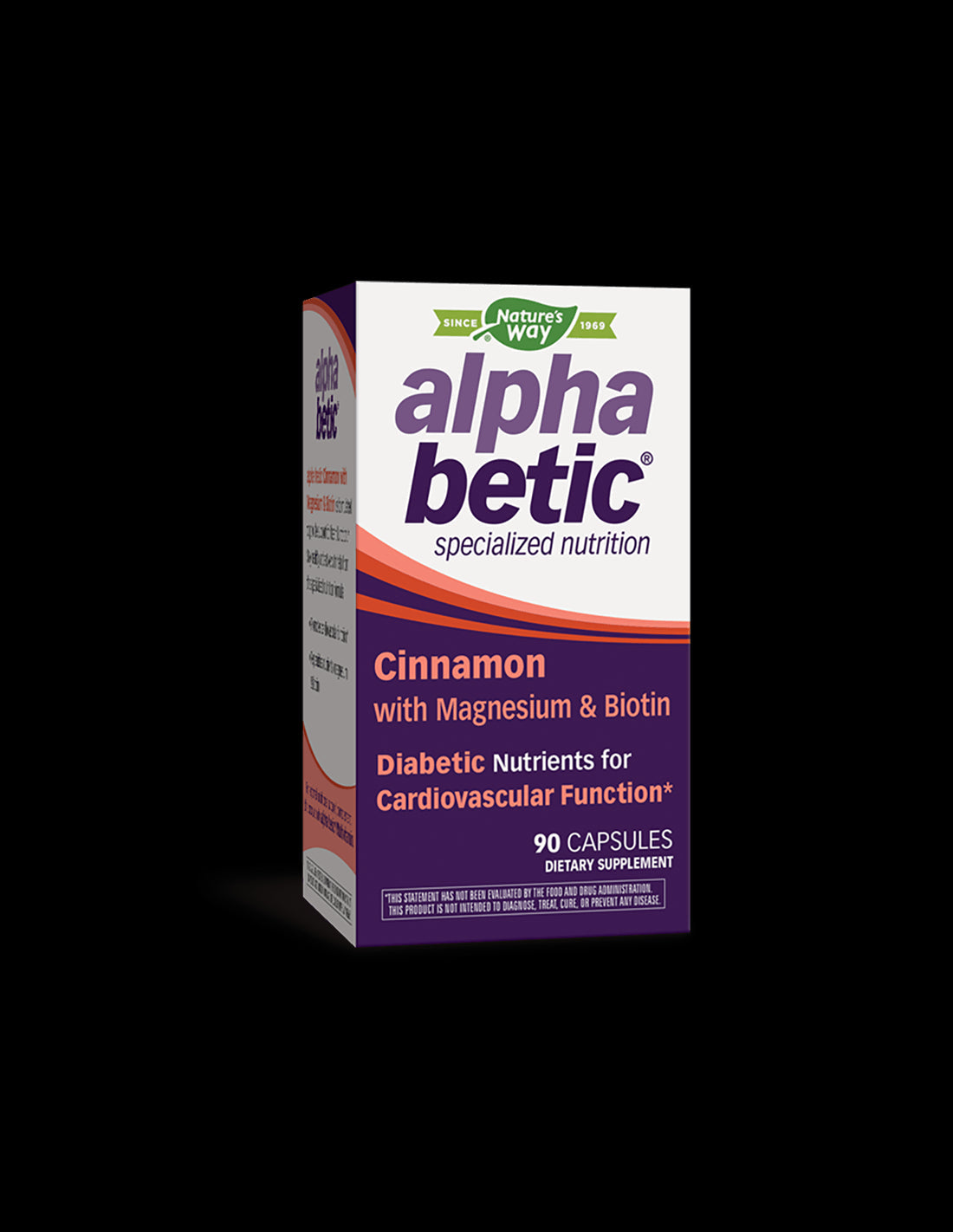 For diabetes - Cinnamon with magnesium and biotin Alpha betic®, 90 capsules - Nutra Best Europe