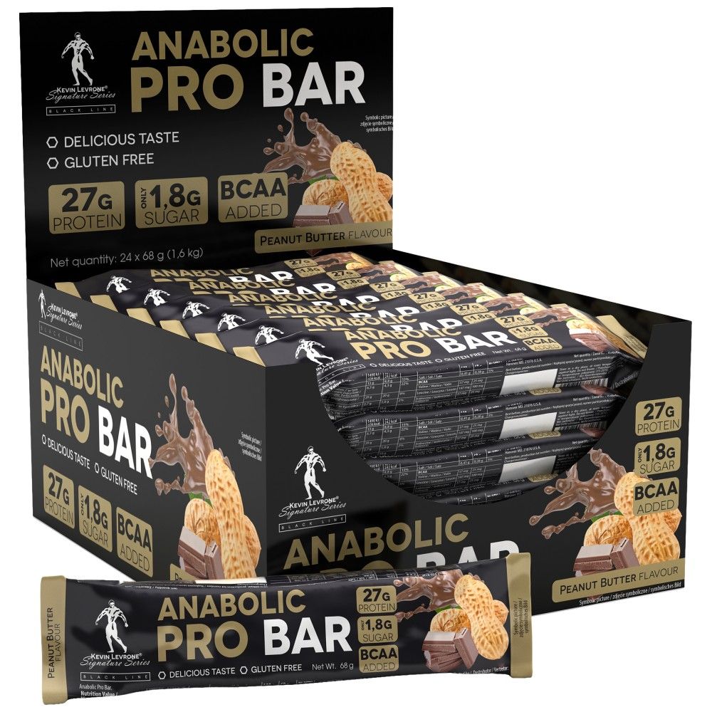 Black Line / Anabolic Pro / Protein Bar - 24 x 68 grams - Nutra Best Europe