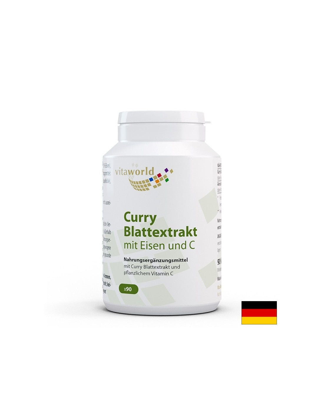 Anemia - Curry leaf extract with iron and vitamin C, 90 capsules - Nutra Best Europe