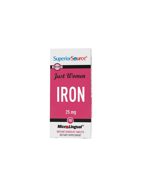Anemia - Iron - Just Women, 90 sublingual tablets Superior Source - Nutra Best Europe