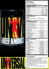 100% Beef Amino - 400 Tablets - Nutra Best Europe