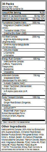 Animal Pump - 30 Packs - Nutra Best Europe