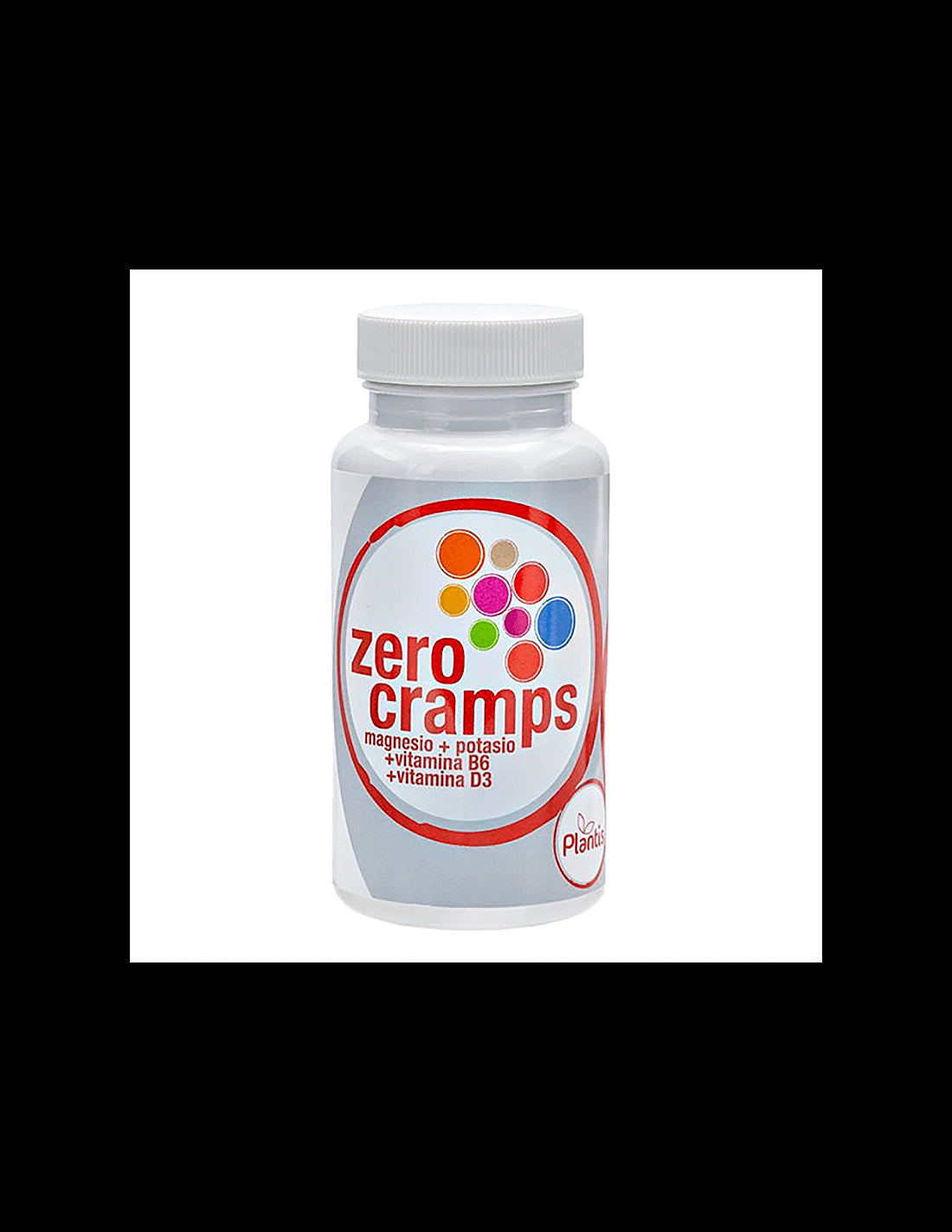 Anti Cramps - Magnesium 132 mg, Potassium 150 mg and Vitamins B6 & D3 - Zero Cramps Plantis®, 60 Tablets - Nutra Best Europe