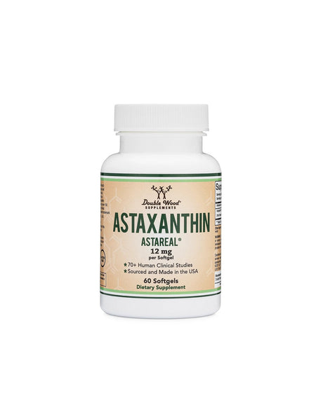 Antioxidant - Astaxanthin (Astaxanthin Astareal), 12 mg x 60 softgel capsules Double Wood - Nutra Best Europe