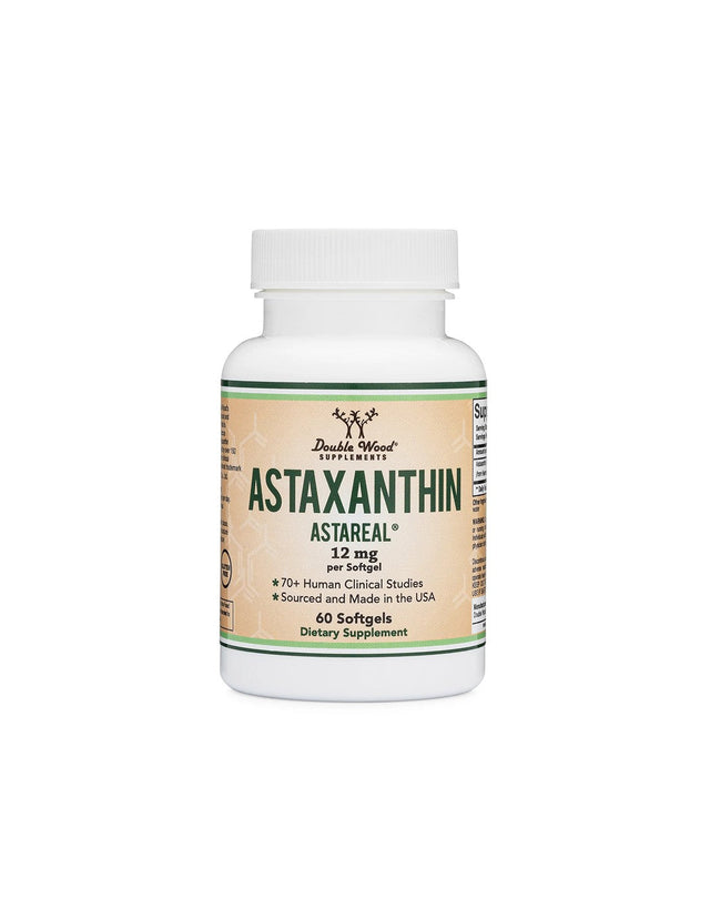 Antioxidant - Astaxanthin (Astaxanthin Astareal), 12 mg x 60 softgel capsules Double Wood - Nutra Best Europe