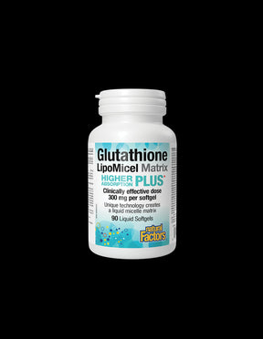 Antioxidant - Glutathione LipoMicel Matrix, 300 mg x 90 softgel capsules Natural Factors - Nutra Best Europe