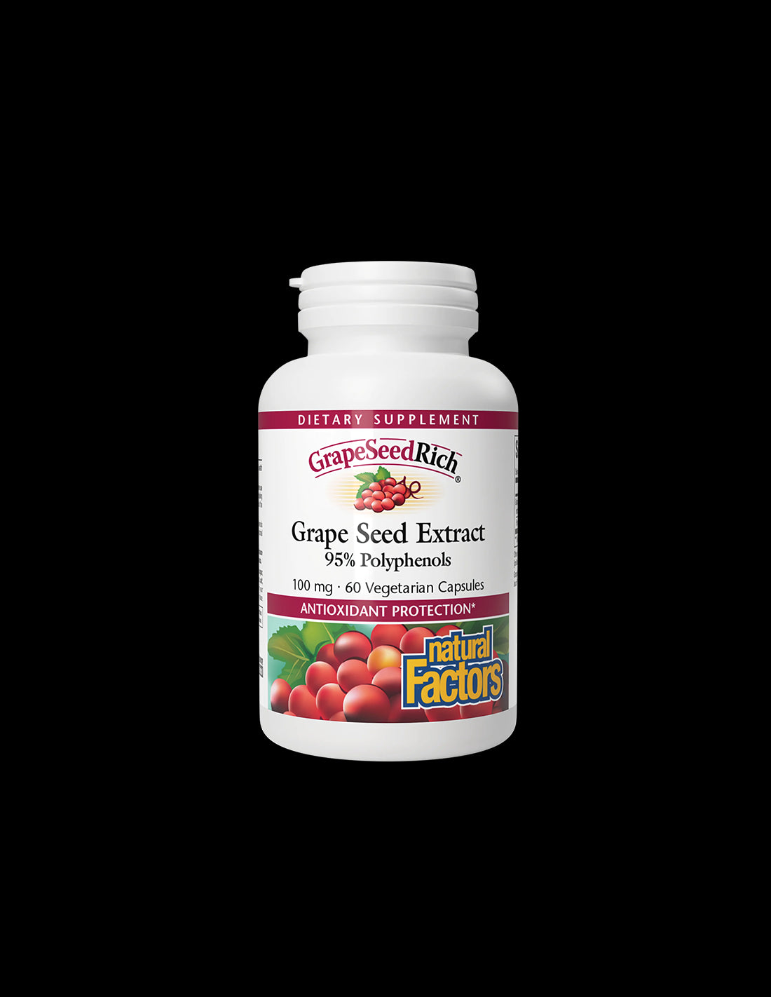 GrapeSeedRich | Grape Seed Extract 100 mg - 60 capsules - Nutra Best Europe