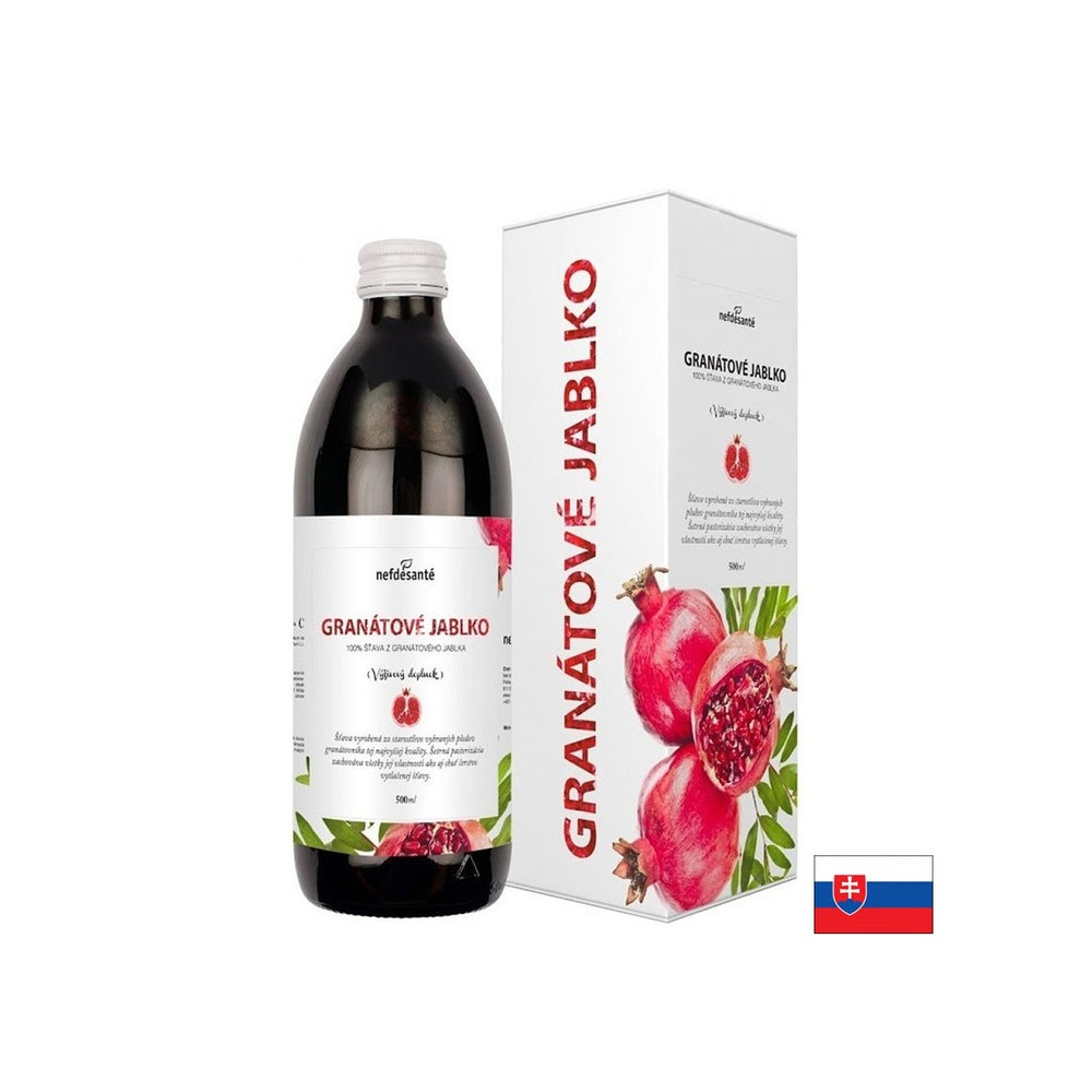 Pomegranate juice – antioxidant and energy tonic, 500 ml, 10 doses - Nutra Best Europe