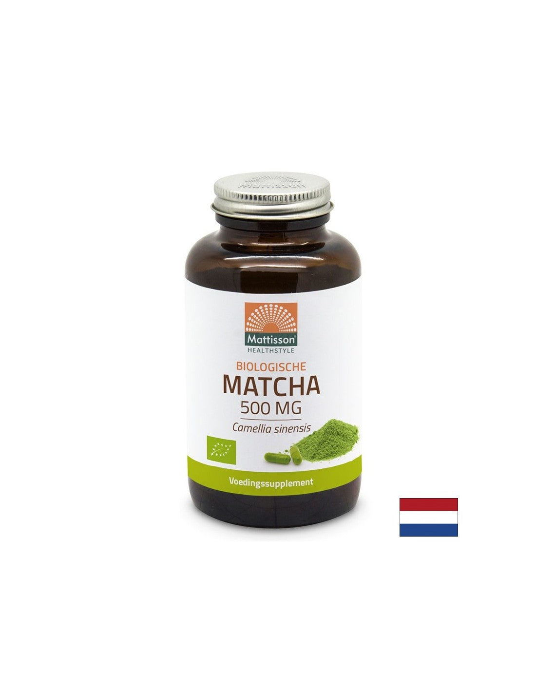 Antioxidant - Matcha Bio, 500 mg x 60 capsules Mattisson Healthstyle - Nutra Best Europe
