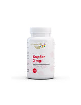 Antioxidant - Copper (copper gluconate), 2 mg x 365 tablets - Nutra Best Europe