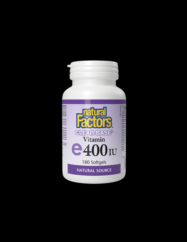 Clear Base Vitamin E 400 IU - 180 Gel capsules - Nutra Best Europe