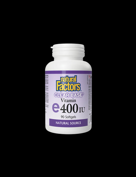 Clear Base Vitamin E 400 IU - 90 Gel capsules - Nutra Best Europe
