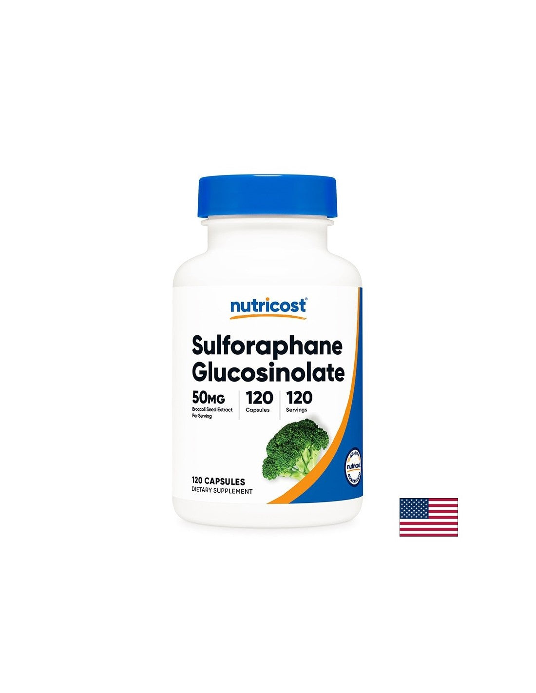 Antioxidant for the liver, brain and immunity - Sulforaphane glucosinolate, 50 mg x 120 capsules - Nutra Best Europe