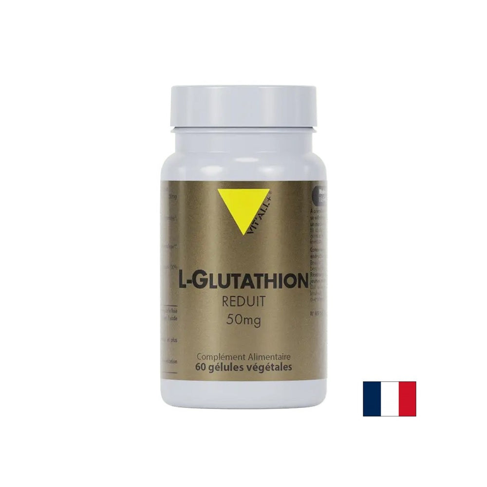 Antioxidant protection and liver health - L-Glutathione (reduced), 50 mg x 60 capsules - Nutra Best Europe