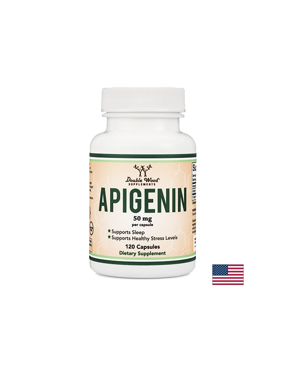 Apigenin, 120 capsules Double Wood - Nutra Best Europe