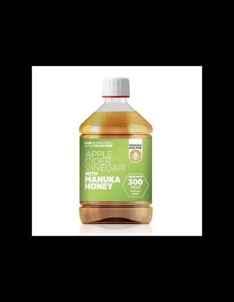 Apple Cider Vinegar with Manuka Honey (300 MGO) - Apple Cider Vinegar with Manuka Honey (300 MGO), 500 ml - Nutra Best Europe